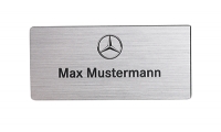 Composite badge clip